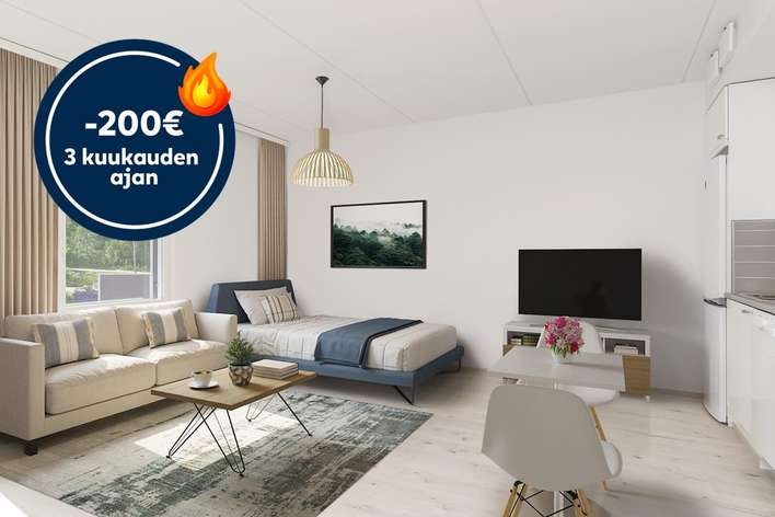 Kerrostalo, 1 H + KT, 33 m², Mankola, Jyväskylä