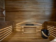 Tilava sauna.