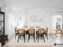 Ruokailutilaan mahtuu suurikin ruokailuryhmä