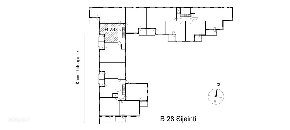 Kerrostalo, 2h+kk+s+lasitettu parv, 45,5 m², Vuosaari - View 3