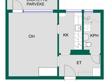 Pohjakuva, suuntaa antava, EI mittakaavassa