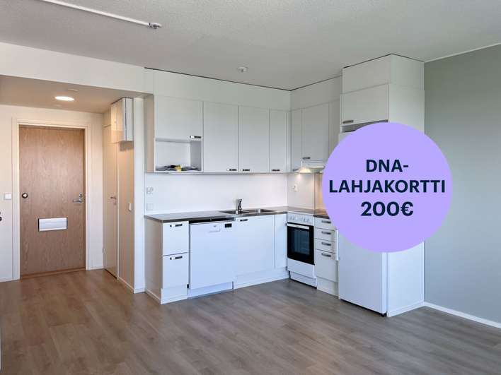 Kerrostalo, 1H+KT, 30 m², Tuira, OULU
