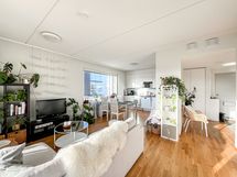 Toistaiseksi voimassa oleva vuokrasopimus, ei minimiasumisaikaa.