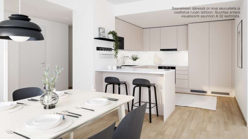 Kerrostalo, 3h+kt+s, 76 m², Ranta-Tampella, Tampere