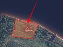 Määräalakartta n.1,2ha. 