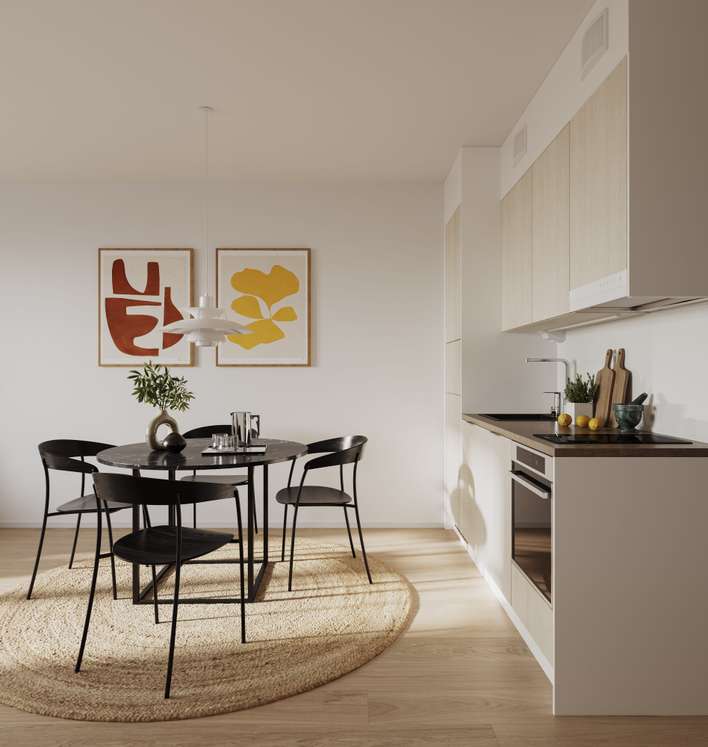 Kerrostalo, 1h+kt+p, 26 m², Nöykkiö, Espoo