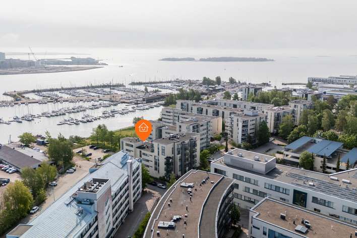 Kerrostalo, 3h, avok, kph, s, erill.wc, p, 75,5 m², Lauttasaari