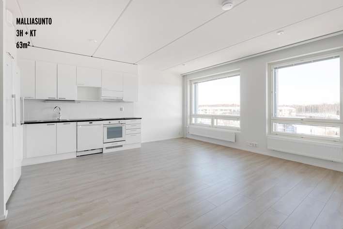 Kerrostalo, 3h+kt, 63 m², Laajasalo - Näkymä 4