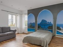 Makuuhuone kellarissa / Sovrum i källaren