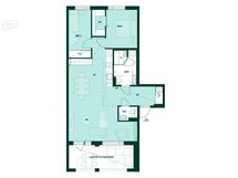 Asunnon pohjapiirros