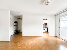 Viihtyisä kaksio käytännöllisellä pohjaratkaisulla.