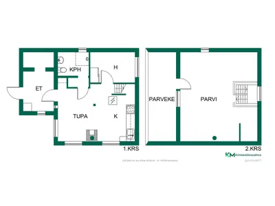 Omakotitalo, 1mh, tupak., parvi, kph/wc, 42/57 m², Inari - View 3