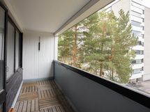 Näkymä parvekkeelta.