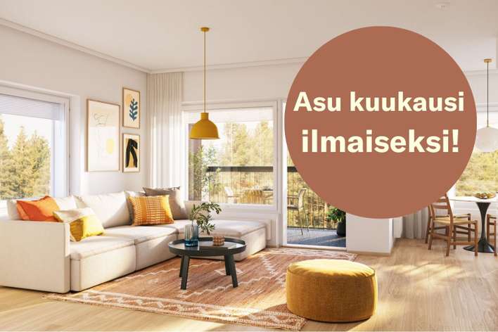 Kerrostalo, 2h+kt+p, 41,5 m², Pukkila, Turku