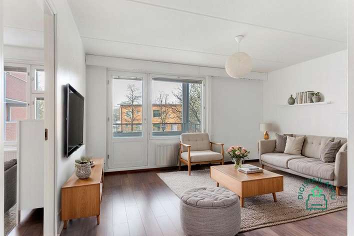 Kerrostalo, 3h, k, s/kph, erill. wc, vh ja parveke, 72,5 m², Malminkartano, Helsinki
