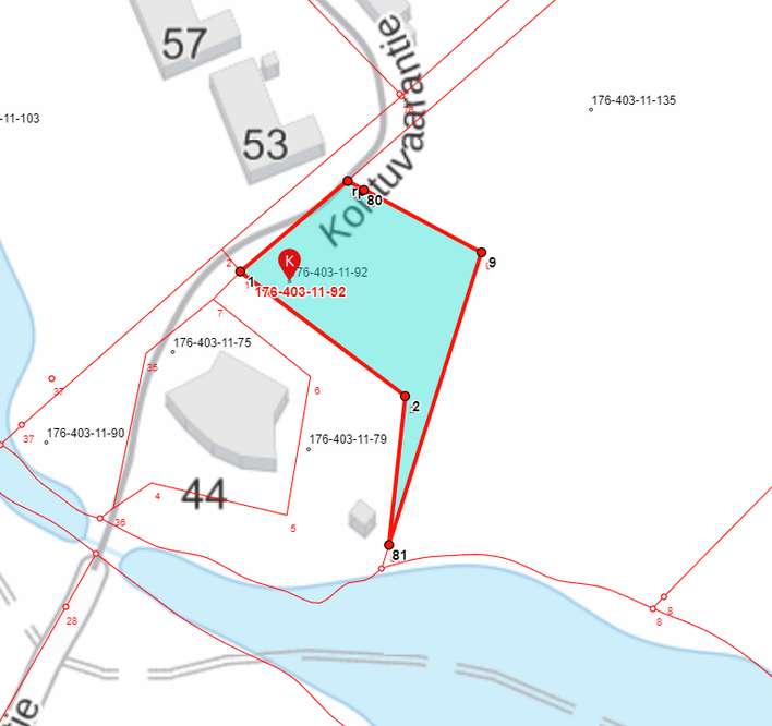 Tontti, 1 850 m², Kylänlahti