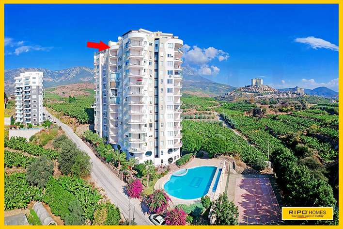 Loma-asunto, 5h + avok + s + p, 180 m², Mahmutlar, Alanya