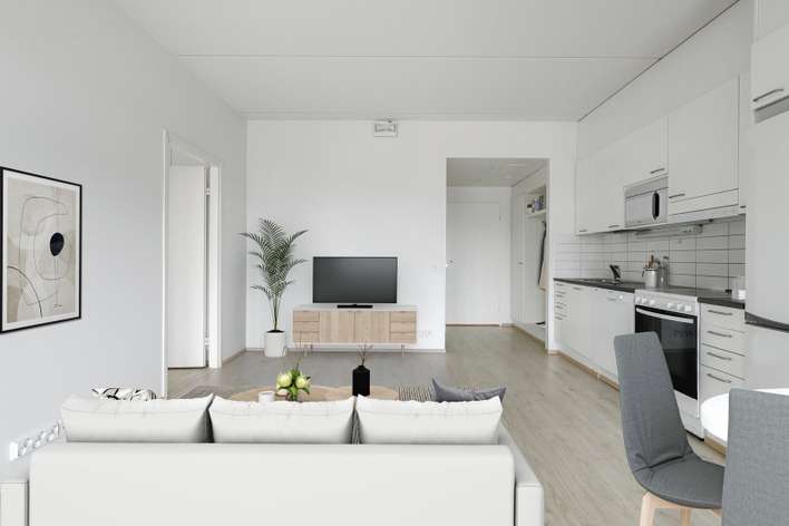 Kerrostalo, 2 H + KT, 42,5 m², Länsi-Pasila, Helsinki