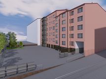 Havainnekuva julkisivusta