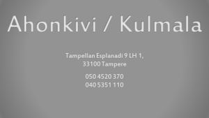Ari Kulmala / Mikko Ahonkivi