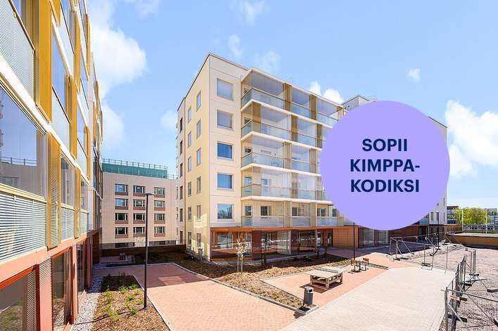Kerrostalo, 3H+KT, 54,5 m², Niittykumpu, Espoo