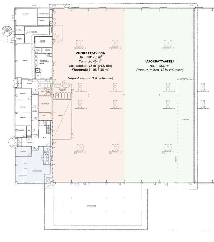 Liiketila, 2 050 m², Kolohonka, Vantaa