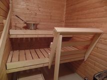 Sauna, jossa sähkökiuas