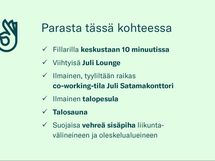Juli Bertelinkulman Kajaste - parasta kohteessa