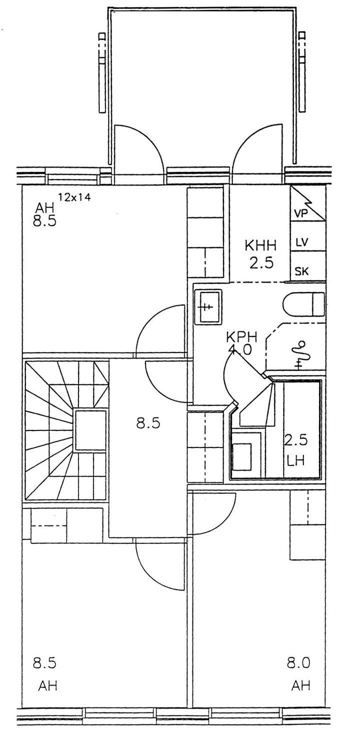 Rivitalo, 4H+K+S, 89 m², Imatrankoski – pohled 3