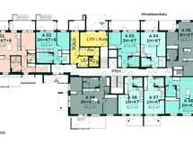 Tampereen Vieno - 1. kerroksen kerrospohja.