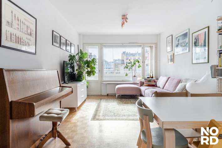 Kerrostalo, 3h+k+kph+parveke, 57,5 m², Punavuori – pohled 3