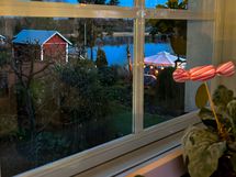 Myyjän omia kuvia pihalta eri vuoden aikoina