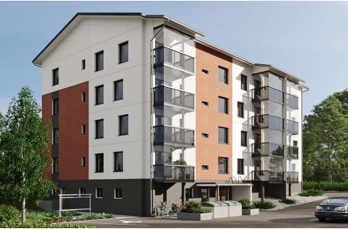 Kerrostalo, 1h + s + p, 27 m², Nuijamies, Mikkeli