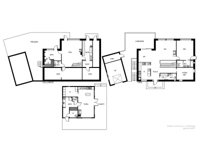 Omakotitalo, 3h+k+kph/wc+wc+takkah.+pukuh+pesuh.+s+khh+vierash./var., 208,5 m², Varpaisjärvi / Tahkovuori - View 2