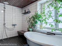 Kuva taloyhtiön saunaosastolta.