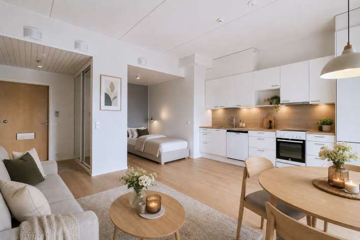Kerrostalo, 1h+kt, 38 m², Malminkartano, Helsinki