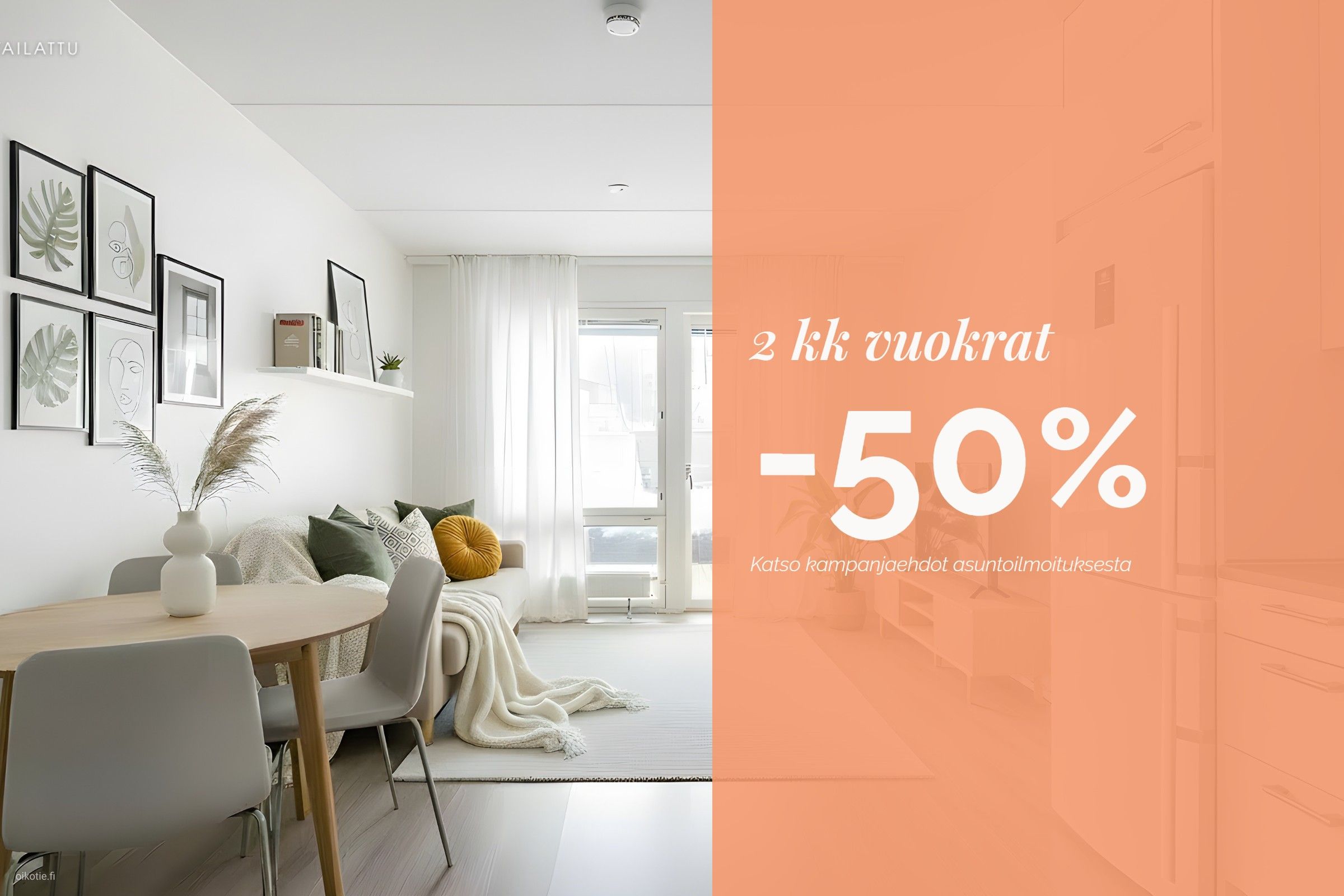 Kerrostalo, 1h+kt+alk+terassi, 37,5 m², Etelä-Haaga