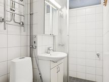 Kylpyhuone uusittu linjasaneerauksen yhteydessä