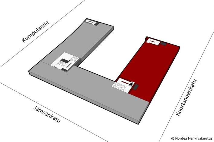 Liiketila, 409 m², Vallila – pohled 3