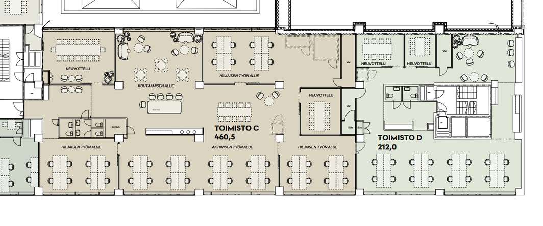 Liiketila, 672 m², Keskusta - Näkymä 3