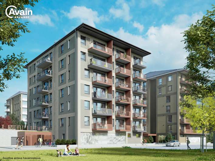 Kerrostalo, 4h+kt+s, 77,5 m², Herttuankulma, Turku