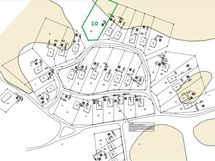 Kartta piha-alueista - Karta över gårdarna