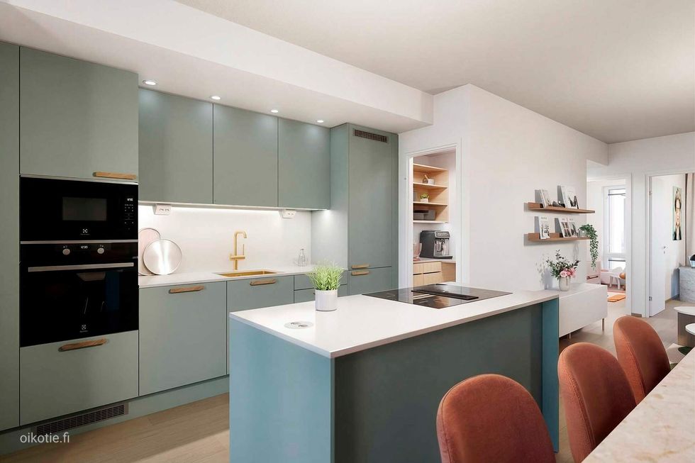Kodit 68,5 m² | 3H+KT | Visualisointi