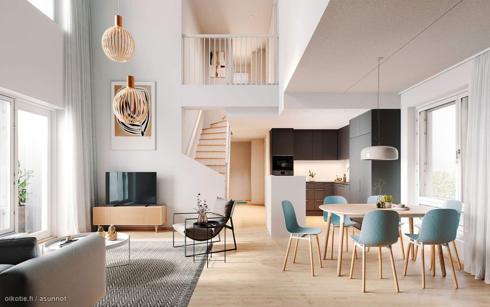 Visualisointikuva Renatan asunnosta A 21, 4h+kt+s, 113 m²