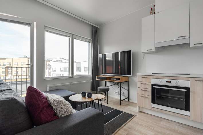 Kerrostalo, 2h, kt, et, kph, ransk. p, 33,5 m², Linnanfältti, Turku