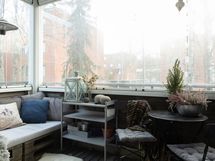 Lisätilaa parvekkeella