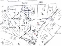 Havainnekuva tonttijaosta