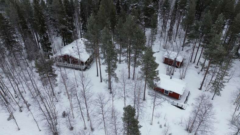 Loma-asunto, Erämökki, saunarakennus tuvalla ja varasto, 37,5/59,5 m², Köngäs