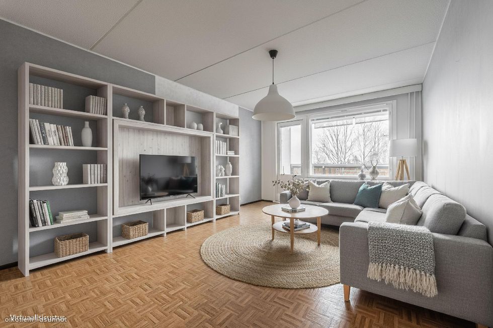 Digistailattu olohuone