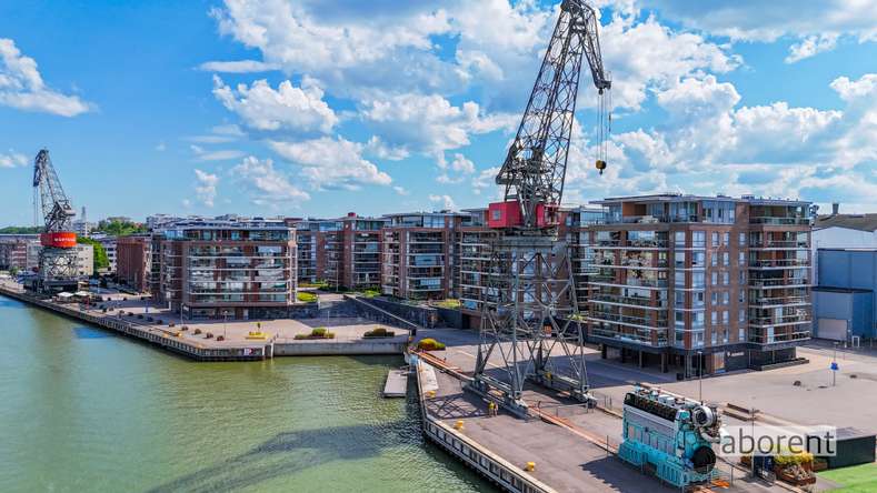 Kerrostalo, 1h + avok + kph + lasitettu parveke, 27 m², Telakkaranta, Turku